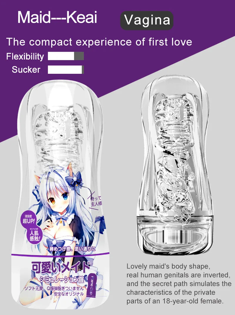 Japan Anime Vacuum Masturbation Cup