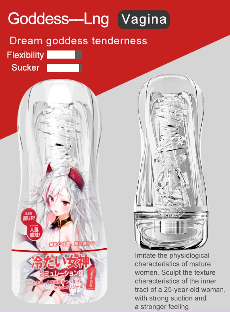 Japan Anime Vacuum Masturbation Cup