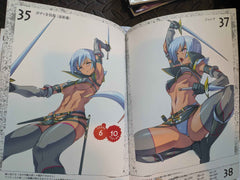 Artbook Queen's Blade Fang assassin Irma visual Gamebook