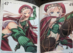 Artbook Arein Queen's Blade Visual Game Book Queen's Gate