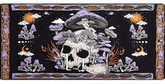 Playmat Skull And Mushrooms TCG MTG Pokemon Yu Gi Oh