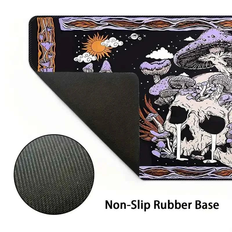 Playmat Skull And Mushrooms TCG MTG Pokemon Yu Gi Oh