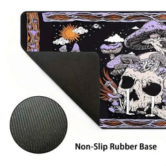 Playmat Skull And Mushrooms TCG MTG Pokemon Yu Gi Oh