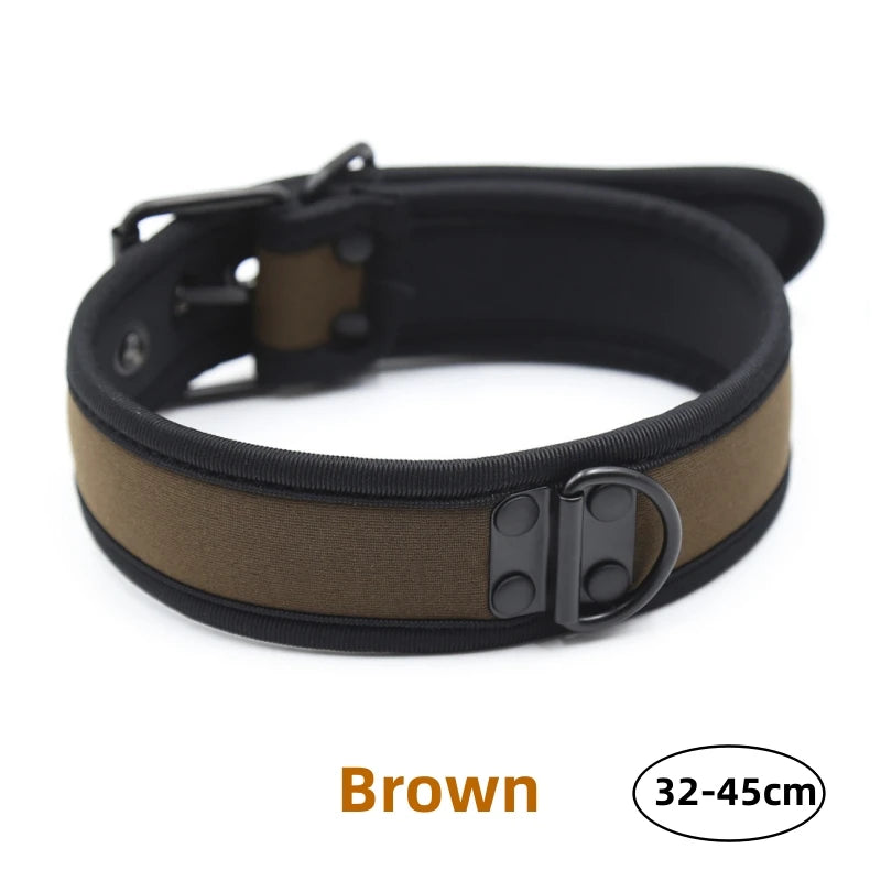 Bondage Slave Collar – Fetish Neoprene BDSM Harness
