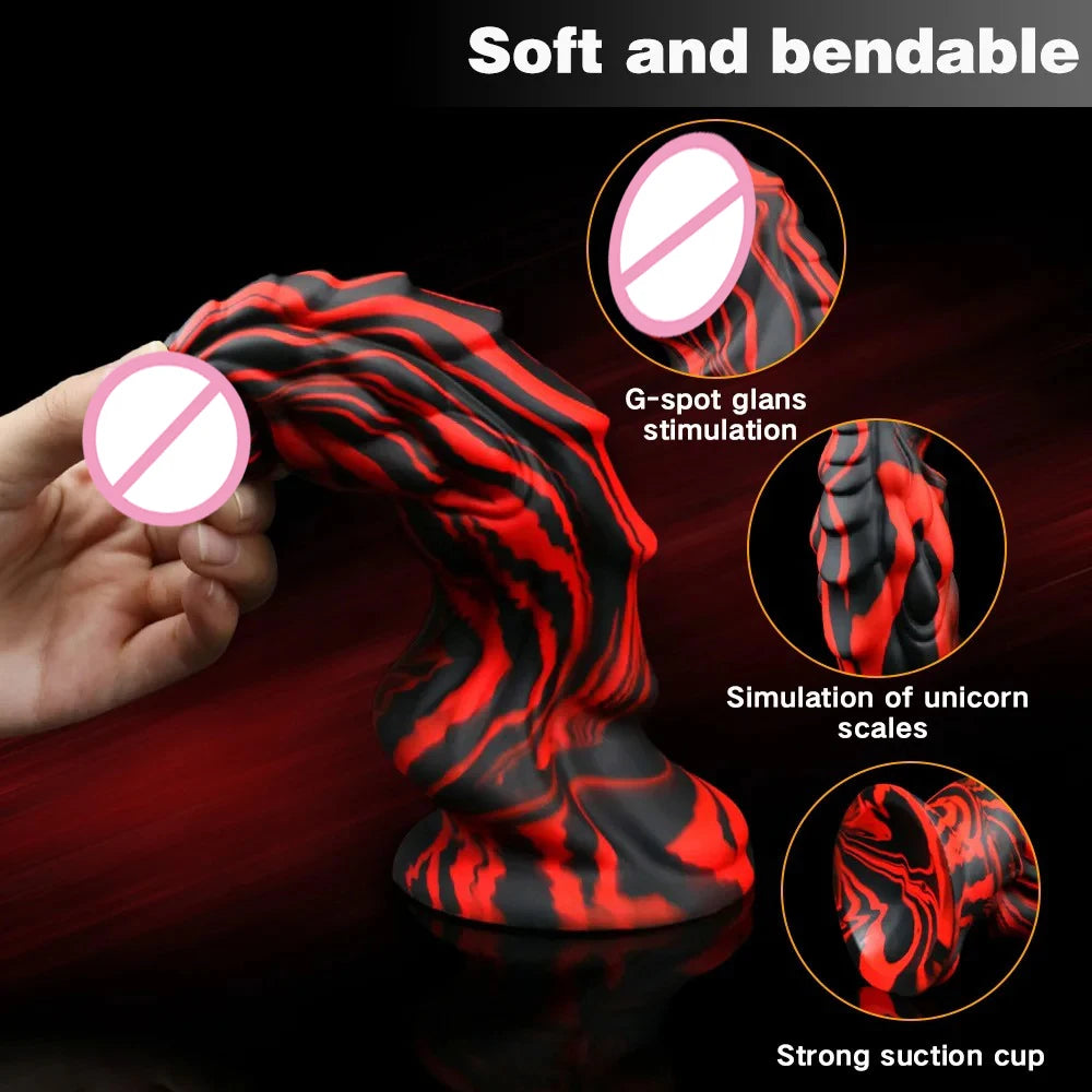 Dragon Dildo with Suction Cup