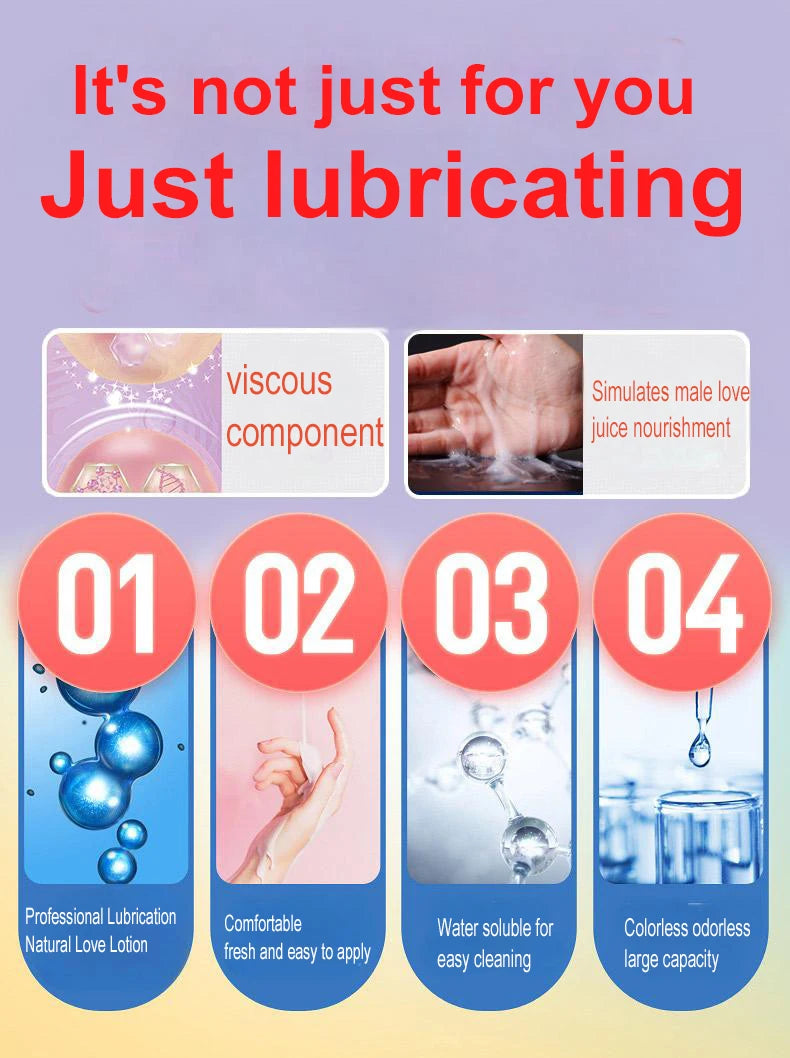 Semen-Like Lubricant 300ml – Realistic Fluid for Sex Toys & Massage