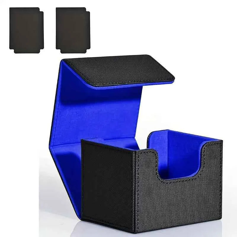 Deck Case Black/Blue TCG Cards Storage Box