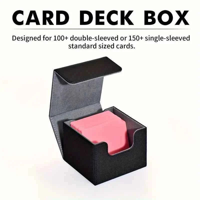 Deck Case Black/Red TCG Cards Storage Box