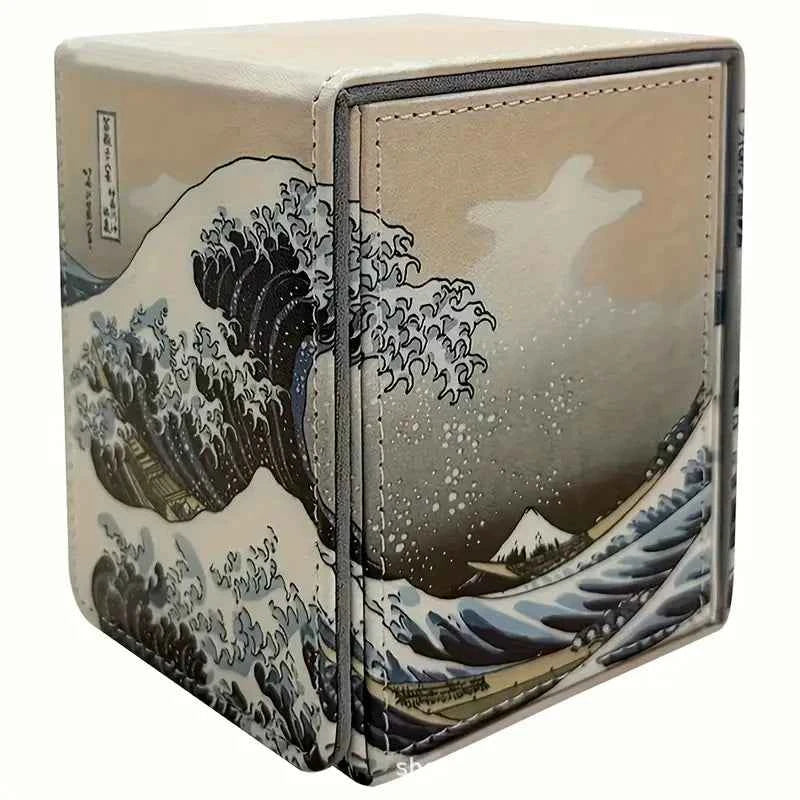 Wave Deck Box Case TCG Cards Storage MTG Pokemon Yu-Gi-Oh