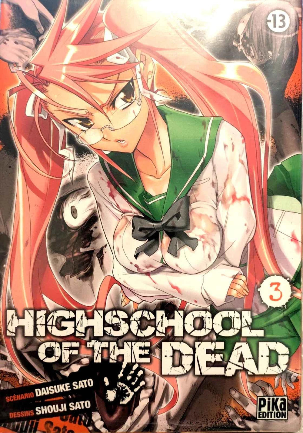 Manga High School Of The Dead Tome 3 Francais