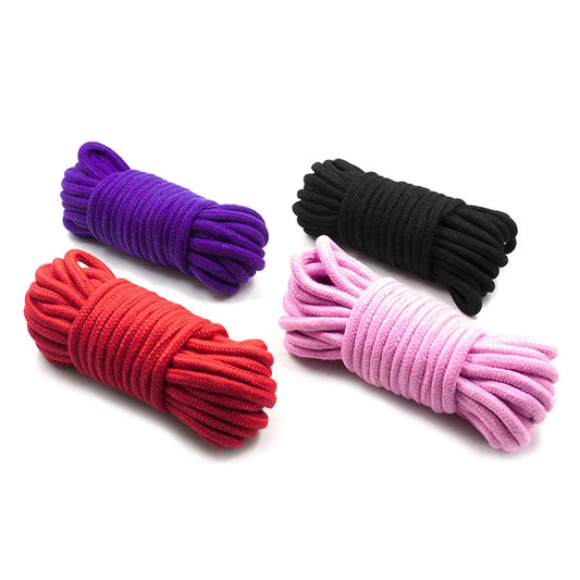 Cotton Bondage Rope – Soft BDSM Rope for Shibari & Slave Play