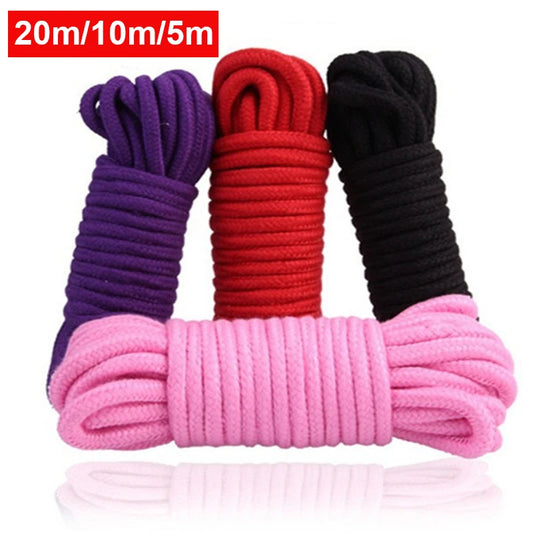 Cotton Bondage Rope – Soft BDSM Rope for Shibari & Slave Play
