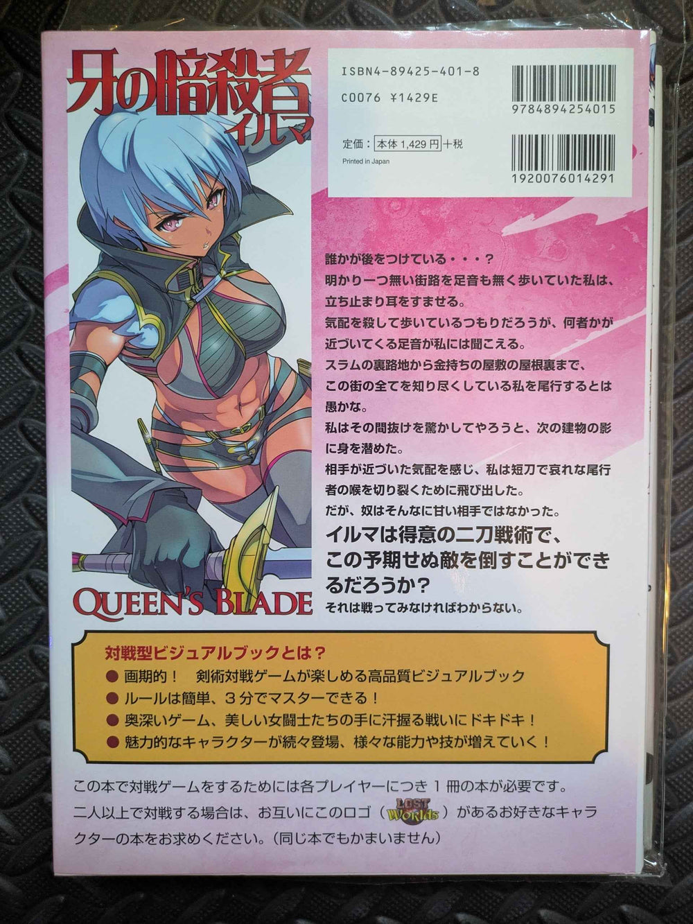 Artbook Queen's Blade Fang assassin Irma visual Gamebook