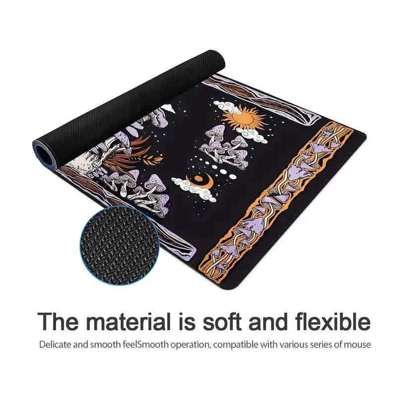 Playmat Skull And Mushrooms TCG MTG Pokemon Yu Gi Oh