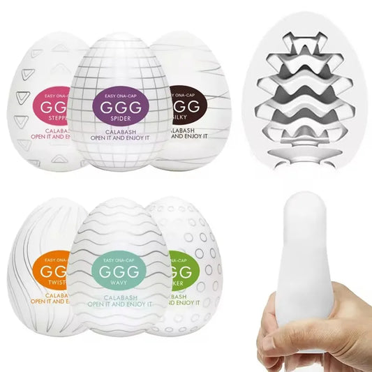 Egg Masturbator – Stretchable Silicone Sex Toy for Men