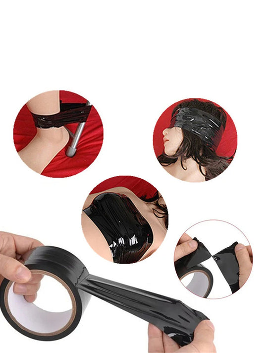 Glueless Bondage Tape – BDSM Electrostatic Tape | Safe & Sexy