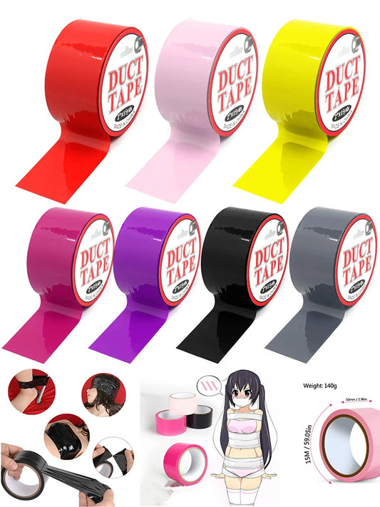 Glueless Bondage Tape – BDSM Electrostatic Tape | Safe & Sexy