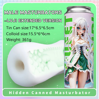 JIUAI Male Masturbators Extended Version Anime Hidden Sex Toys