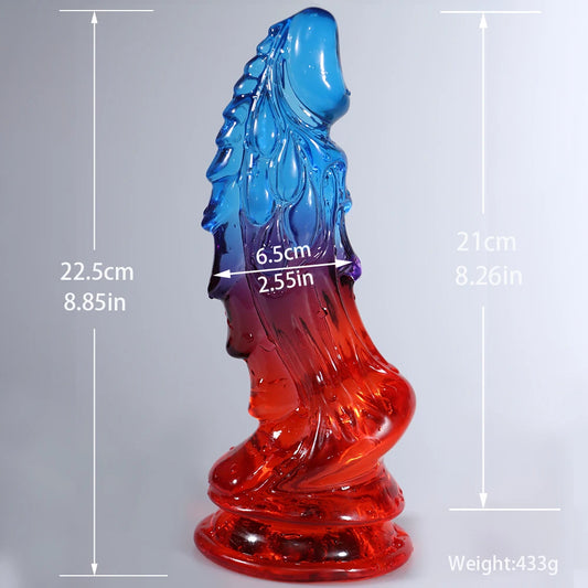 Realistic Magic Dragon Translucency Dildo