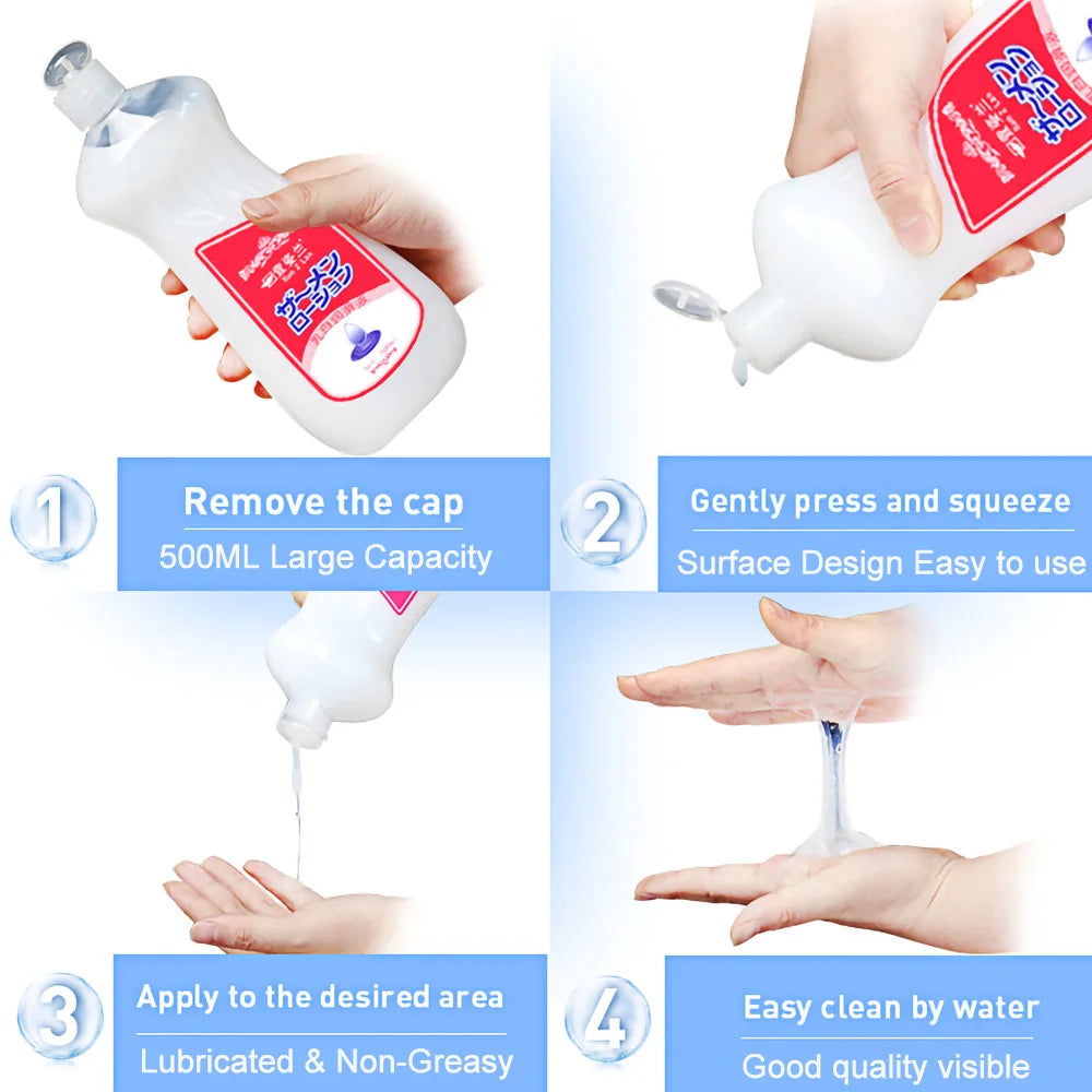 💦 Japanese Semen-Like Lubricant 500ml – Realistic Viscous Lube