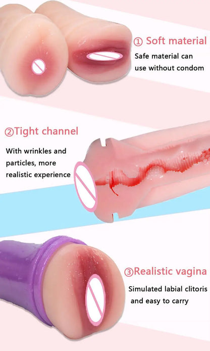 Anime Double Hole Masturbator – Vaginal & Anal Pleasure