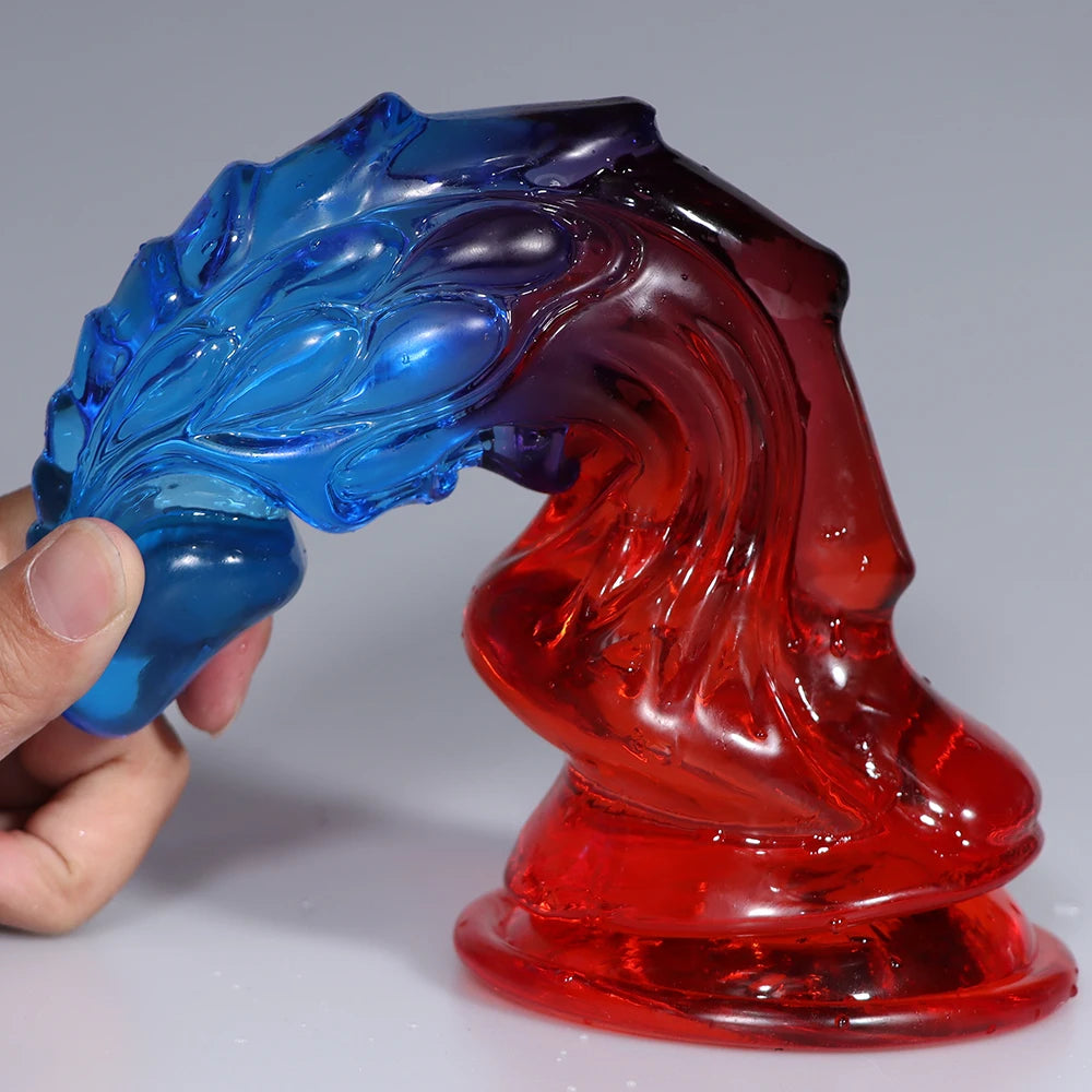 Realistic Magic Dragon Translucency Dildo