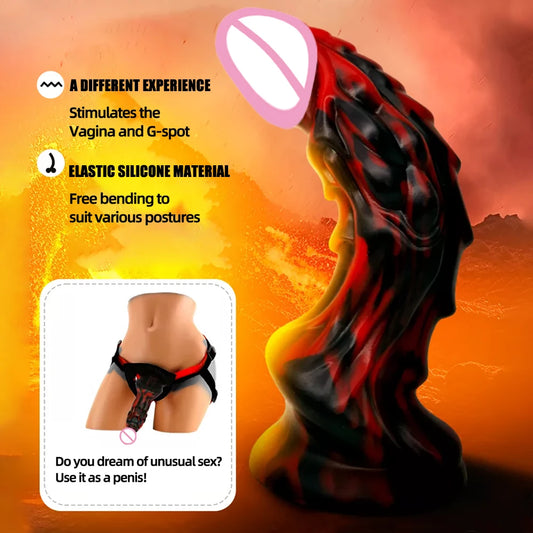 Dragon Dildo Vibrator – Fantasy G-Spot Toy with Suction Cup