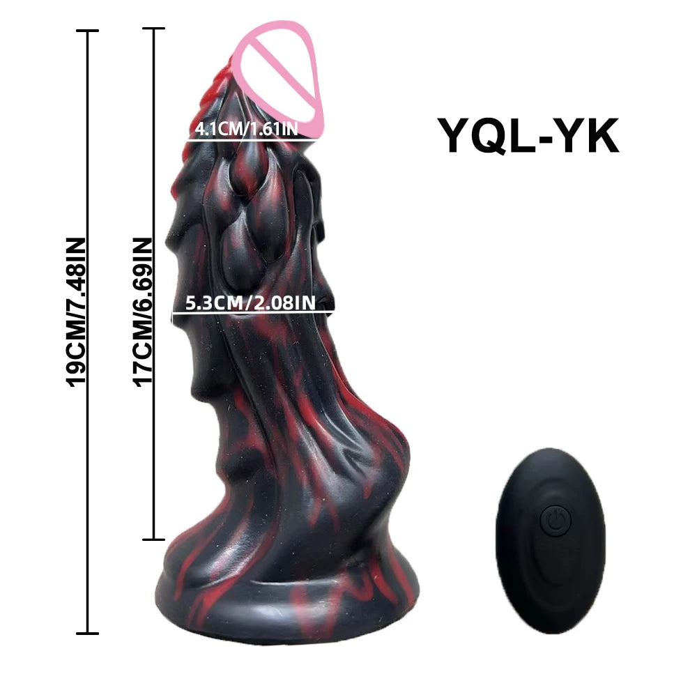 Dragon Dildo Vibrator – Fantasy G-Spot Toy with Suction Cup