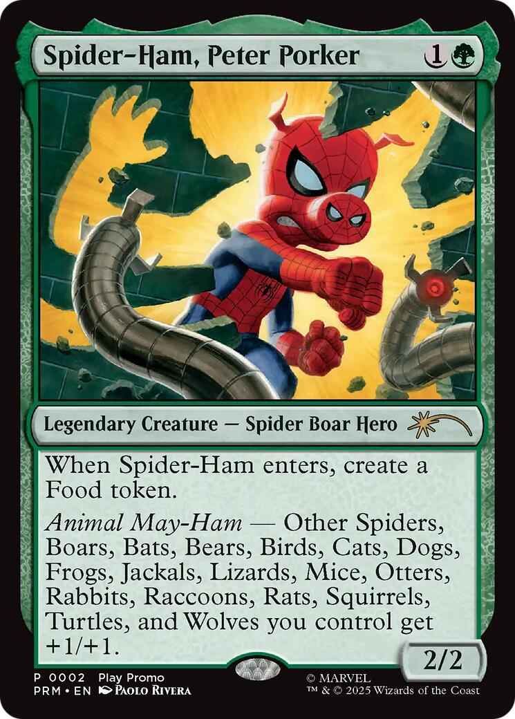Spider-Ham, Peter-Porker Promo Card MTG