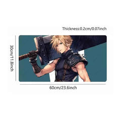 Playmat Cloud Strife Final Fantasy TCG MTG Magic The Gathering