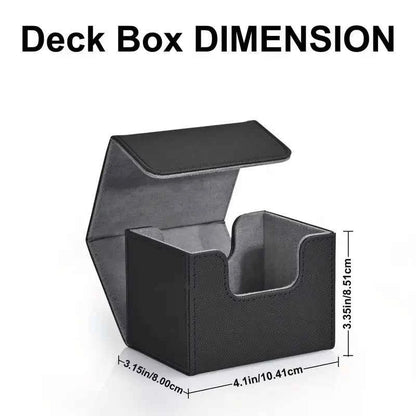 Deck Case Black/Blue TCG Cards Storage Box