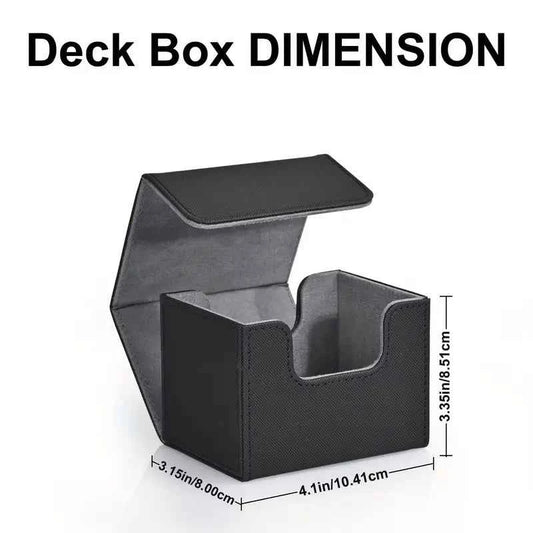 Deck Case Black/Blue TCG Cards Storage Box
