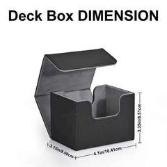 Deck Case Black/Red TCG Cards Storage Box