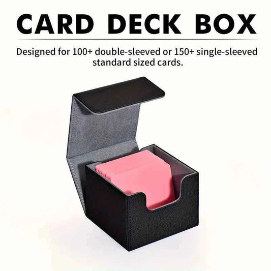 Deck Case Black/Red TCG Cards Storage Box