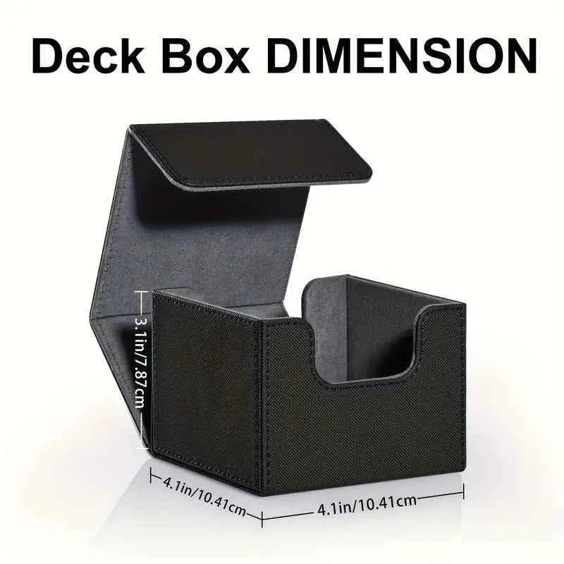 Deck Case Black/Red TCG Cards Storage Box