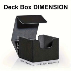 Deck Case Black/Red TCG Cards Storage Box