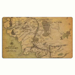 TCG Playmat Lord Of The Ring Middle Earth Map