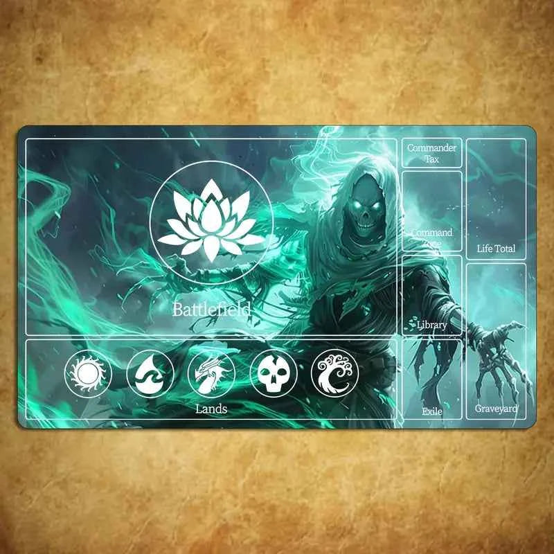 TCG Playmat MTG Necromancer Magic The Gathering