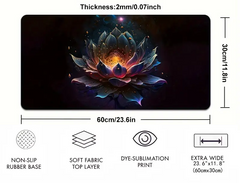 Playmat Black Lotus Magic The Gathering TCG MTG Pokemon Yu Gi Oh