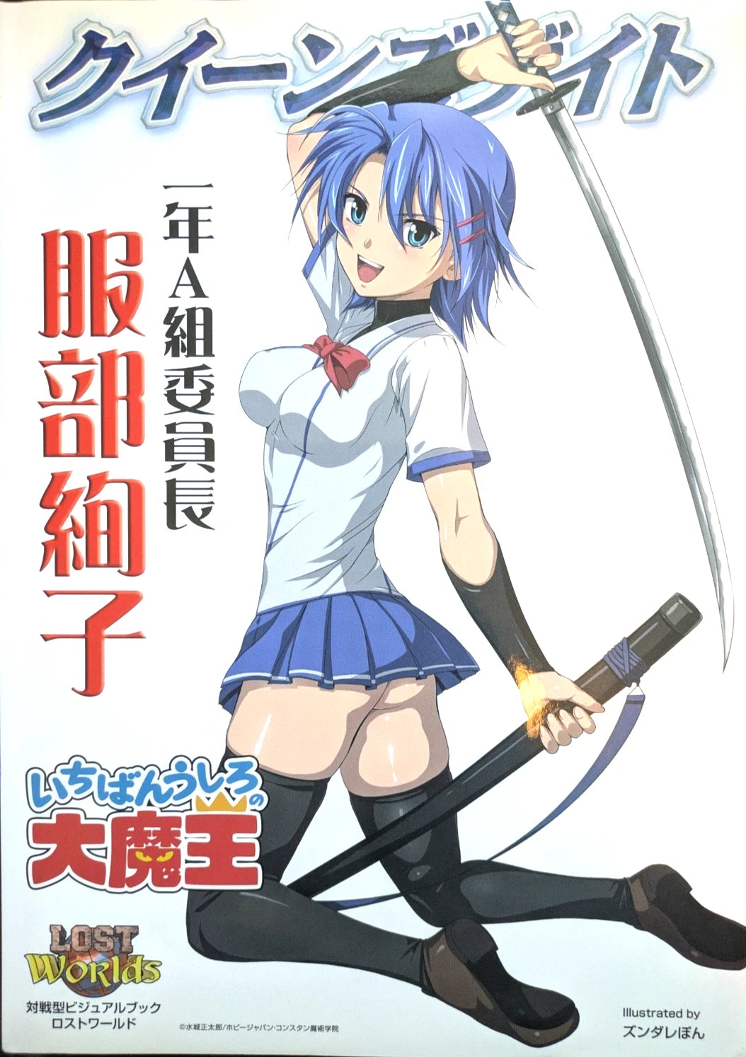 Artbook Junko Hattori Queen's Blade Visual Game Book Queen's Gate